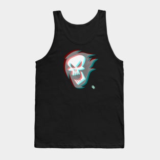 TD - Red-Hot Skull Tank Top